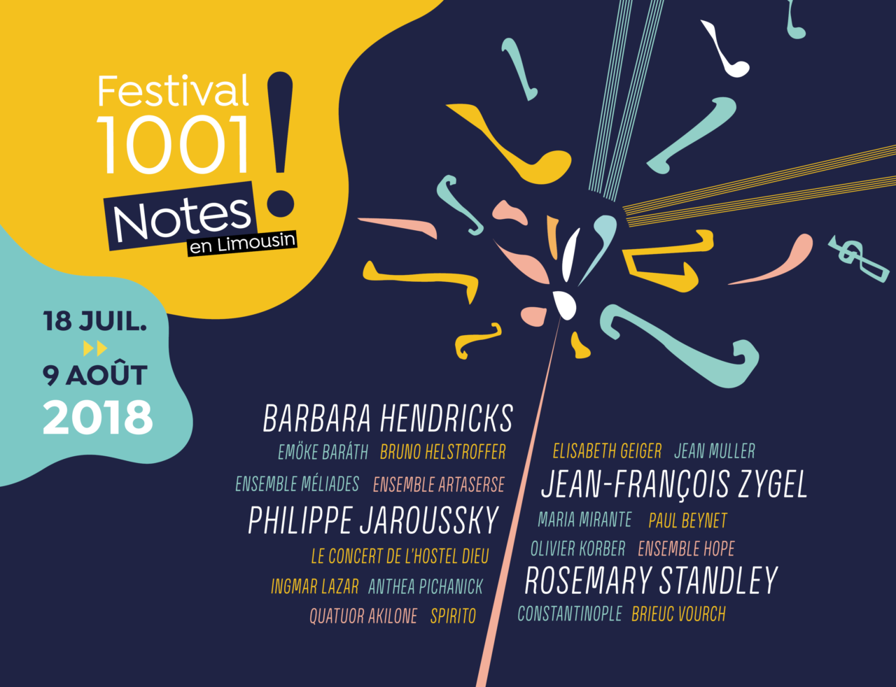 Festival 1001 notes 2018